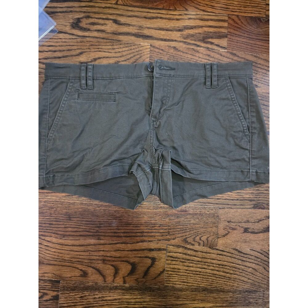 Express Low Rise Shorts Size 6 Dark Green